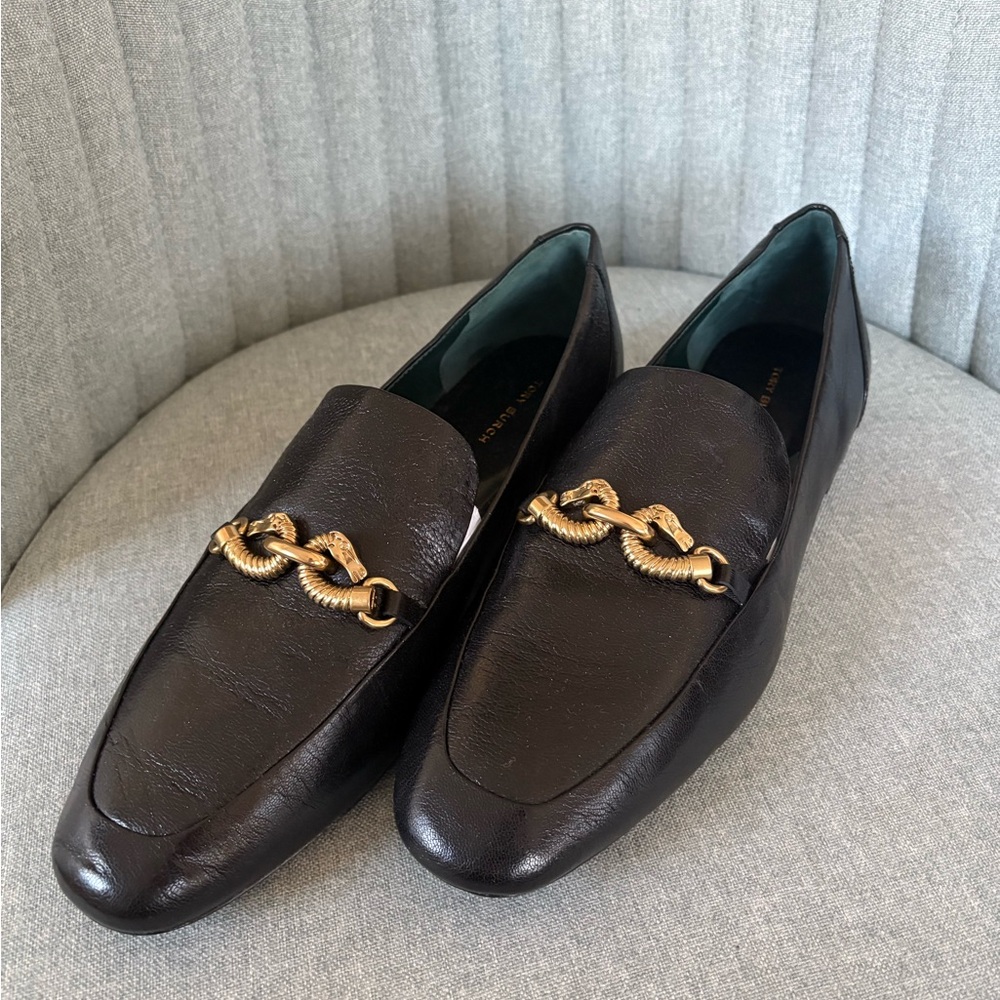 Tory Burch Black Loafers